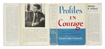 KENNEDY, JOHN F. Profiles in Courage. Signed and Inscribed, To Judge Carl / Wahlstrom / with high esteem / John Kennedy, on the front